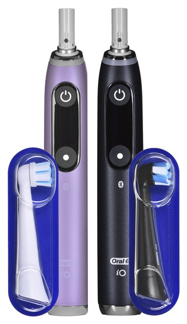 Braun Oral-B szczoteczka elektryczna iO 9N zestaw DUO BLACK ONYX & ROSE QUARTZ - zdjęcie 1