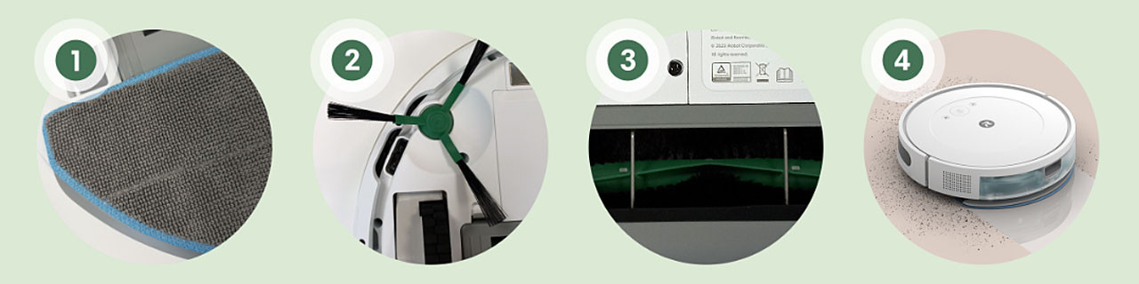 Robot sprzątający iRobot Roomba Combo Essential (biały) - zdjęcie 9