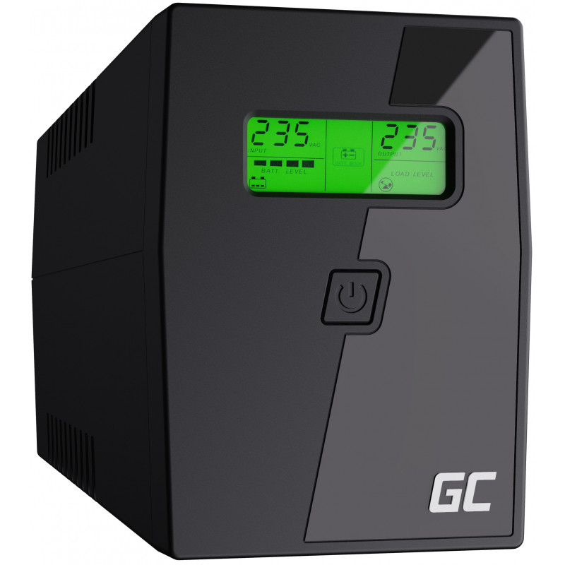GREEN CELL ZASILACZ AWARYJNY UPS02 800VA 480W - zdjęcie 1