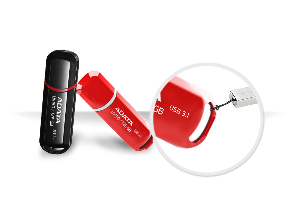ADATA DashDrive Value UV150 64GB USB3.0 Red - zdjęcie 1