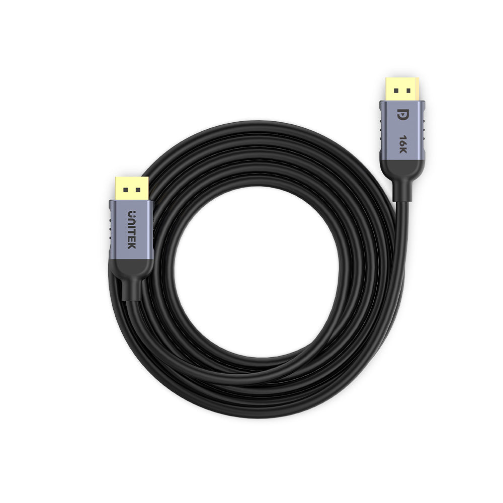 UNITEK KABEL DISPLAYPORT 1.4 8K 60HZ, 4K 240HZ, 5M - zdjęcie 1