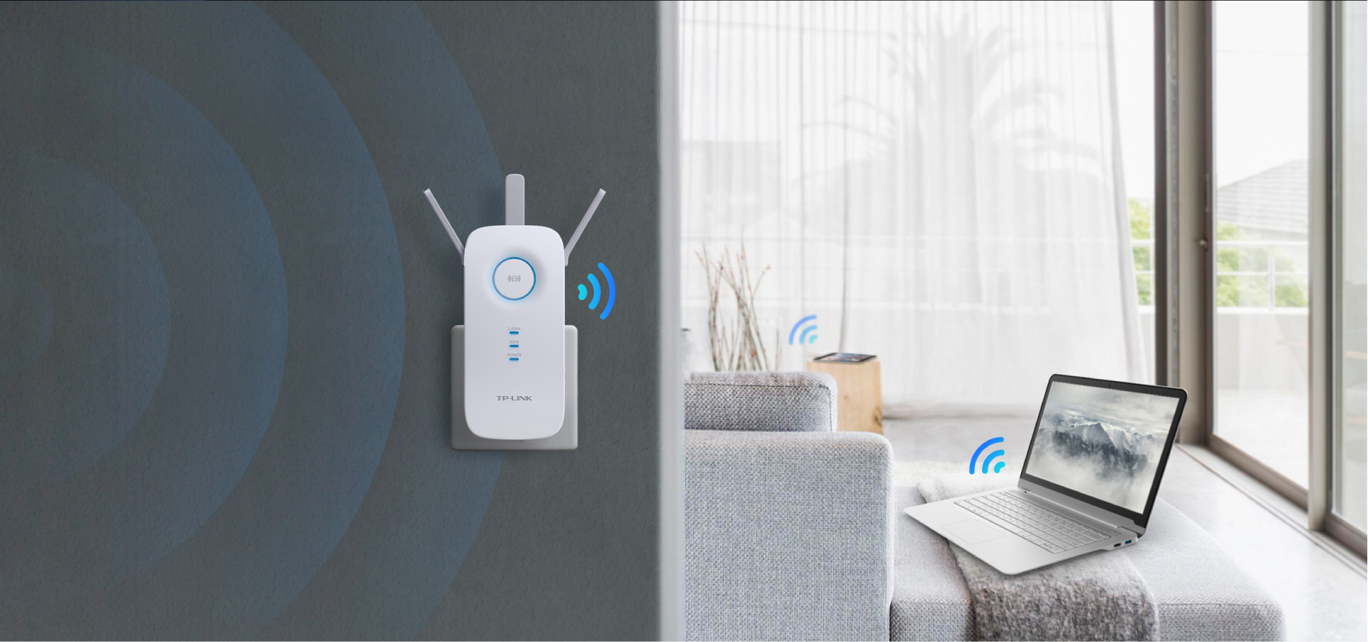 Wzmacniacz Sieciowy TP-LINK RE450 AC1750 Bezprzewodowy - zdjęcie 2