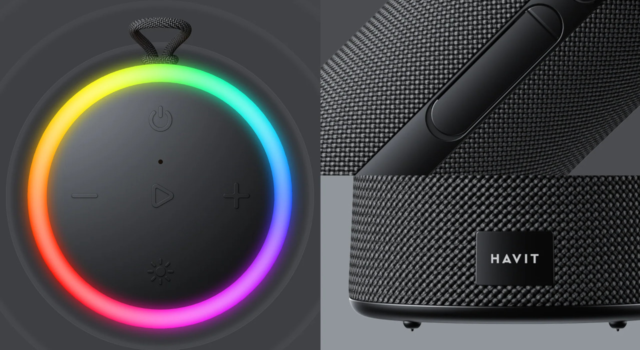 Głośnik bezprzewodowy bluetooth Havit SK833BT czarny - zdjęcie 2
