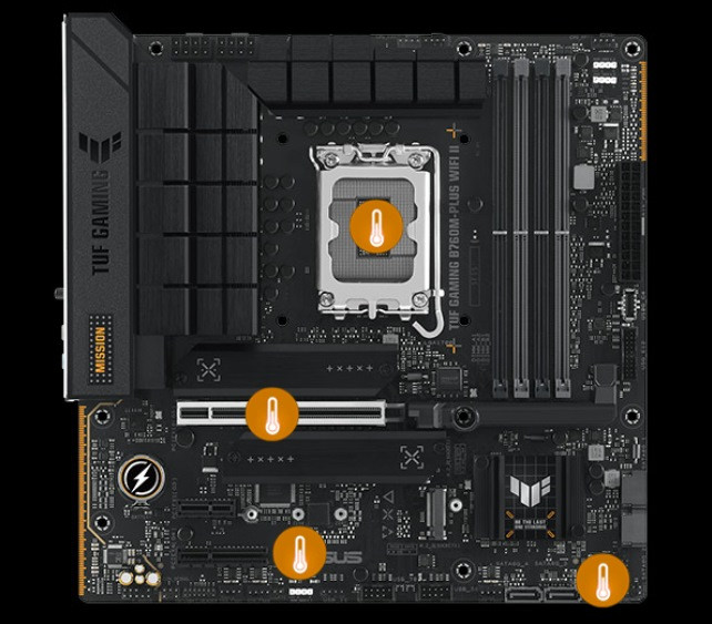 Płyta główna ASUS TUF GAMING B760M-PLUS II - zdjęcie 8