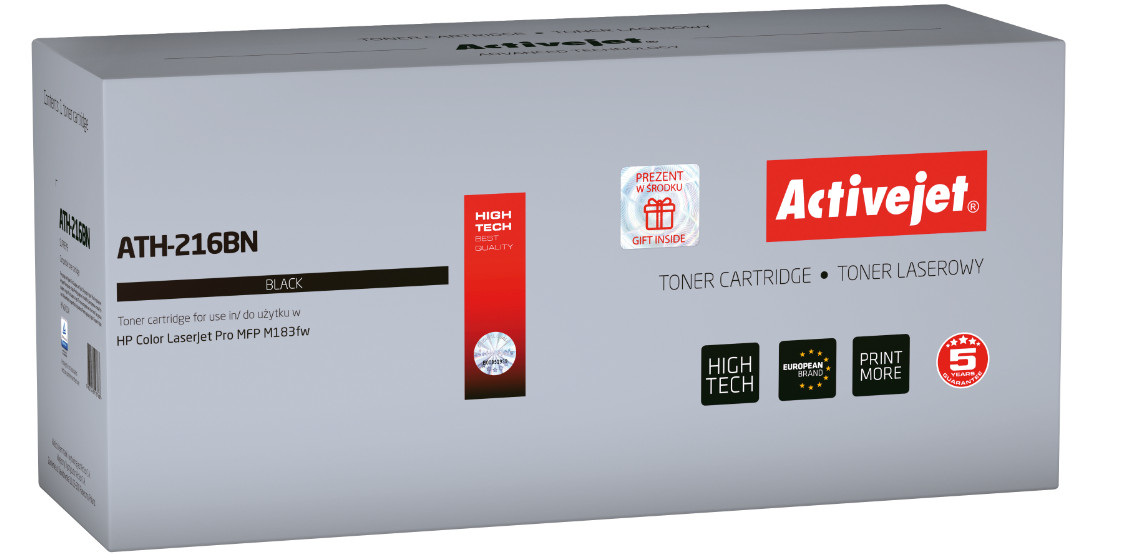 Activejet ATH-216BN Toner do drukarki HP, Zamiennik HP 216A W2410A; Supreme; 1050 stron; Czarny, z chipem - zdjęcie 1