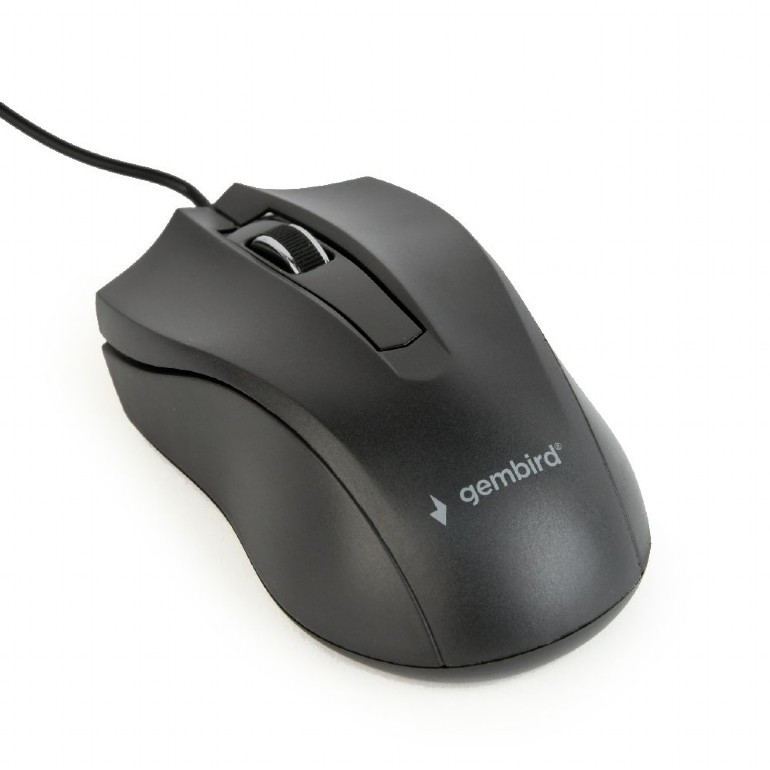GEMBIRD MYSZ MUS-3B-01 OPTYCZNA 1000DPI CZARNA - zdjęcie 2