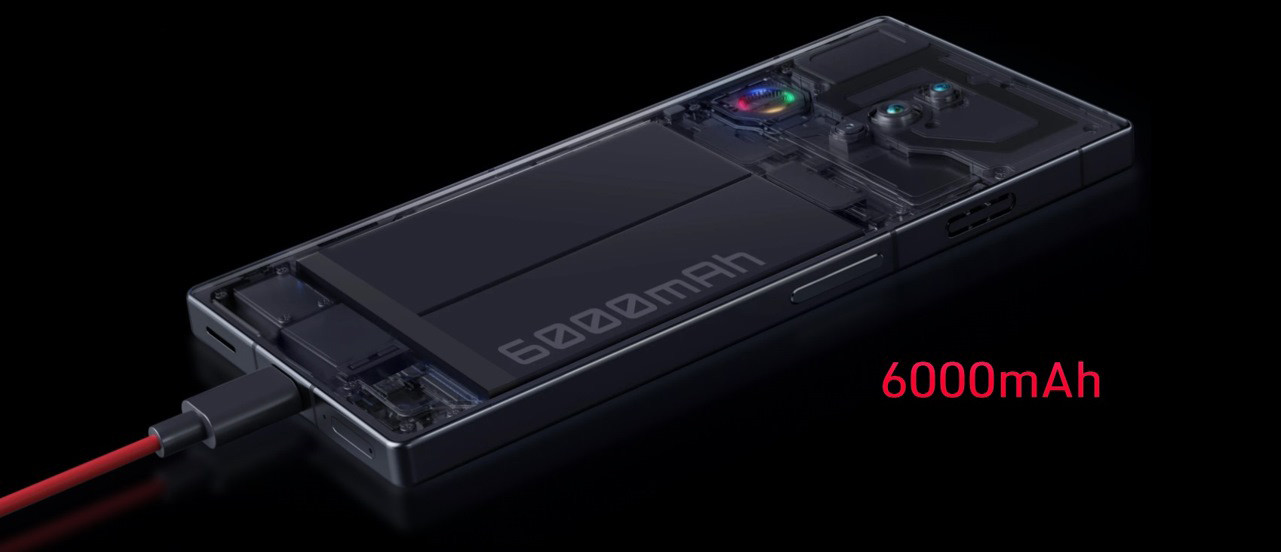 Smartfon REDMAGIC 8S Pro 5G 12/256GB Platynowy - zdjęcie 4