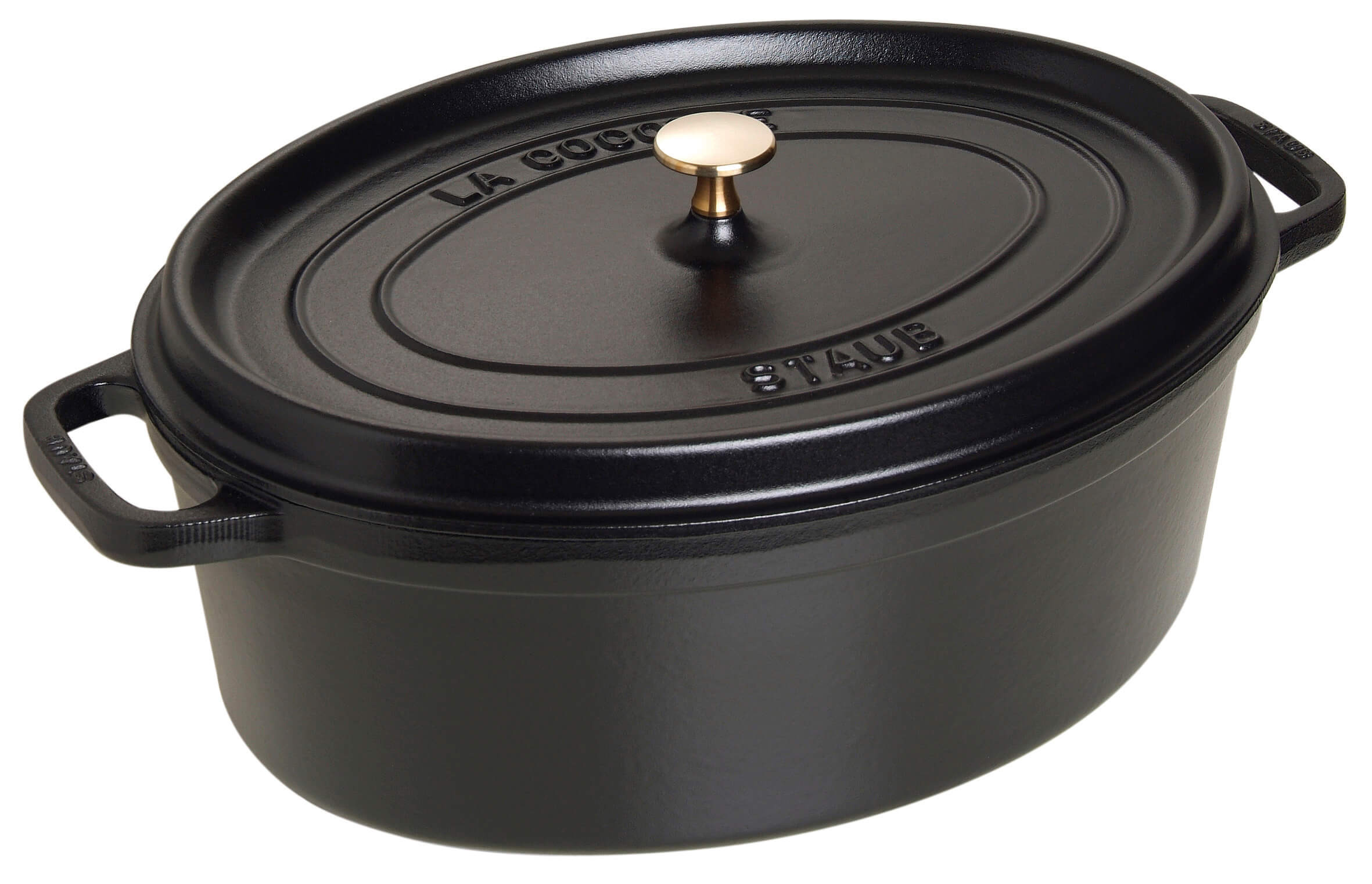 STAUB Garnek żeliwny owalny 4,2l czarny - zdjęcie 2