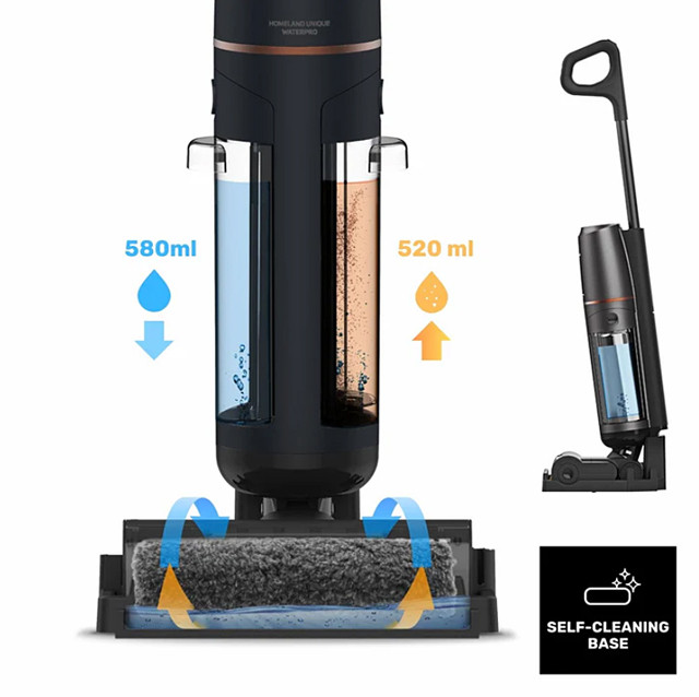 Odkurzacz bezprzewodowy Taurus Wet&Dry Homeland Unique WaterPro EST9489290L - zdjęcie 4