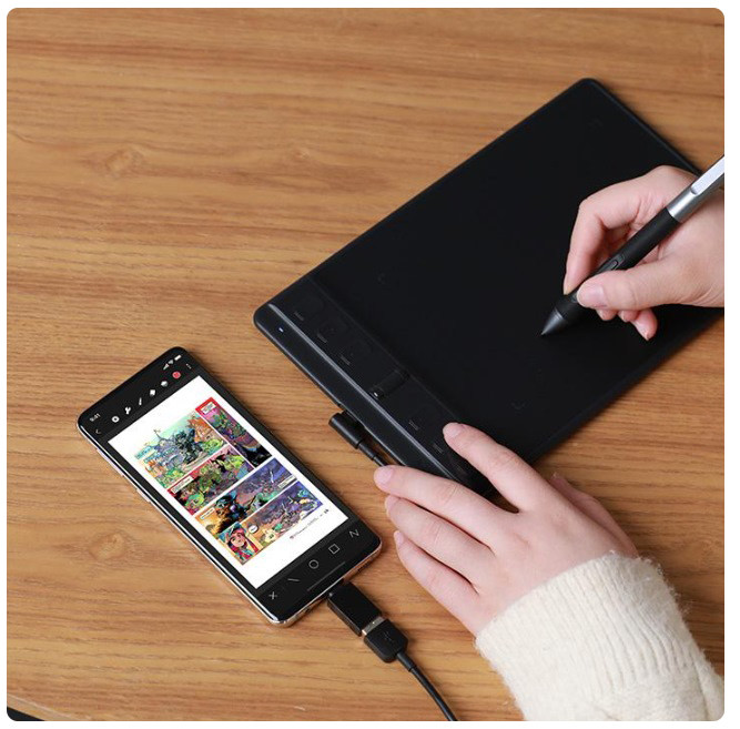 Tablet graficzny Inspiroy 2S Pink - zdjęcie 7