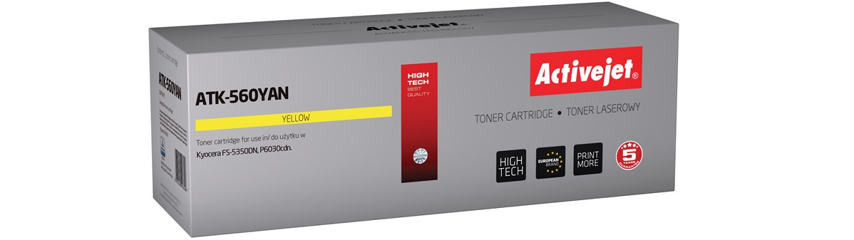 Activejet ATK-560MAN Toner do drukarki Kyocera, Zamiennik Kyocera TK-560M; Premium; 10000 stron; purpurowy. - zdjęcie 6