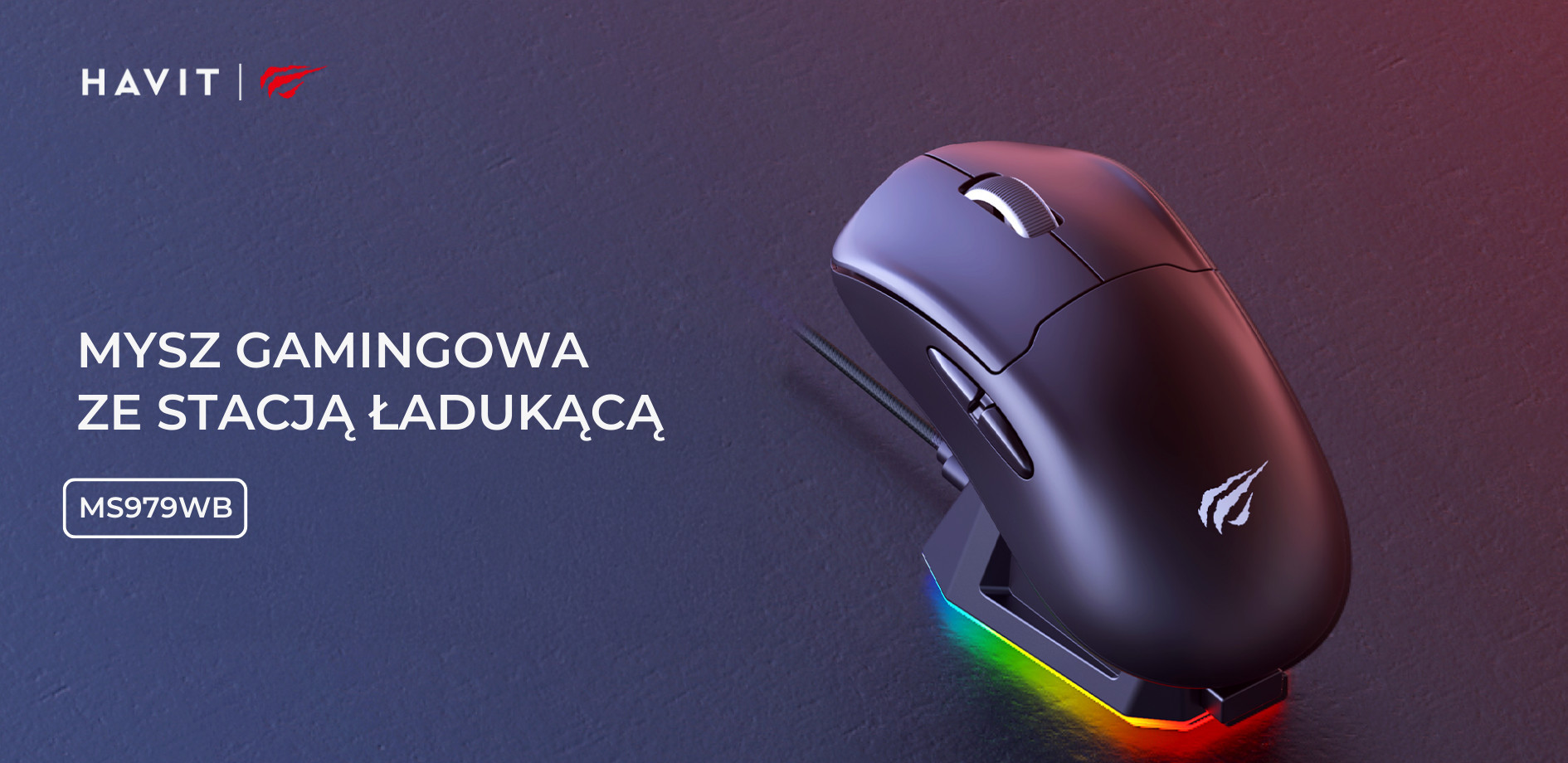 Mysz gamingowa bezprzewodowa Havit MS979WB - zdjęcie 1