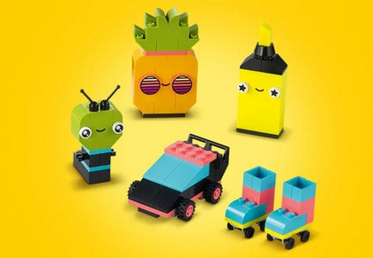 LEGO Classic 11027 Kreatywna zabawa neonowymi kolorami - zdjęcie 4