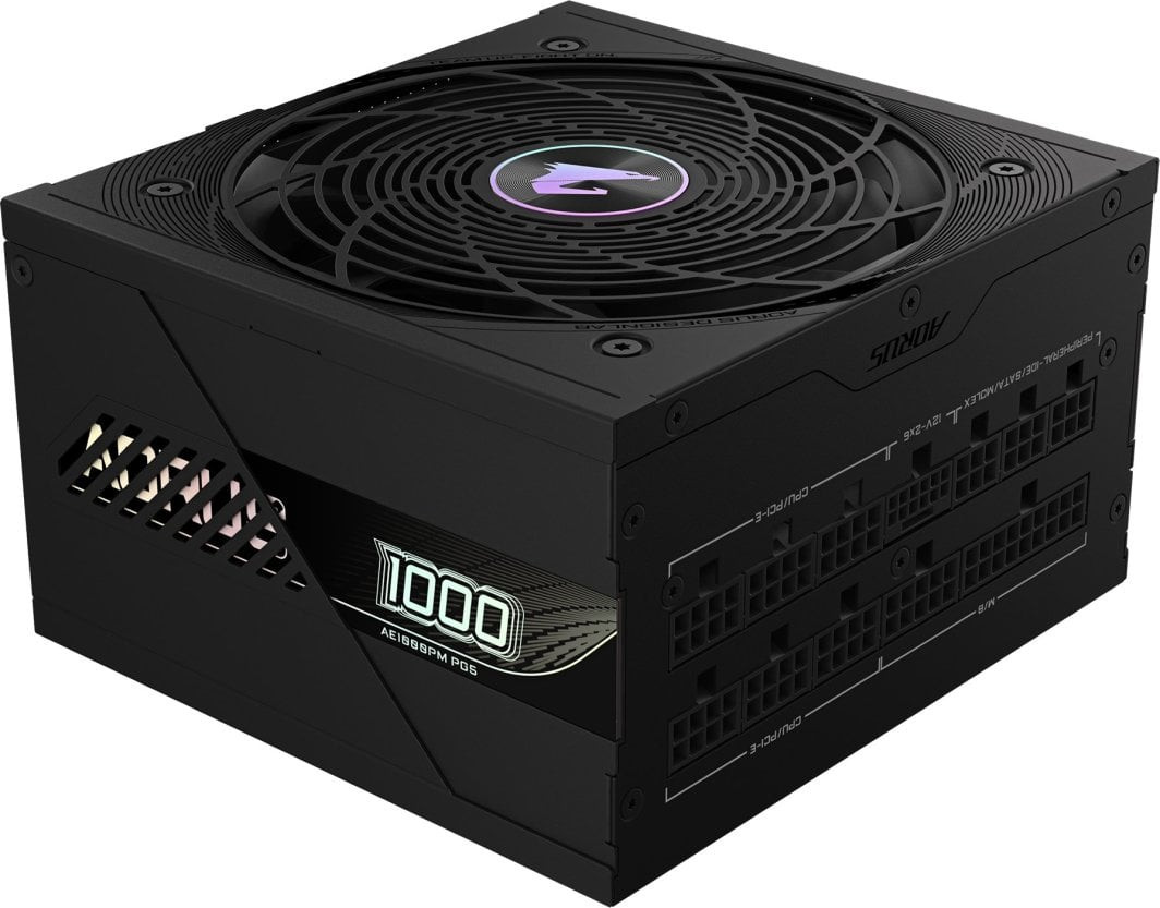 Zasilacz Gigabyte Aorus Elite Platinum ATX 3.1 1000W (GP-AE1000PM PG5) - zdjęcie 3