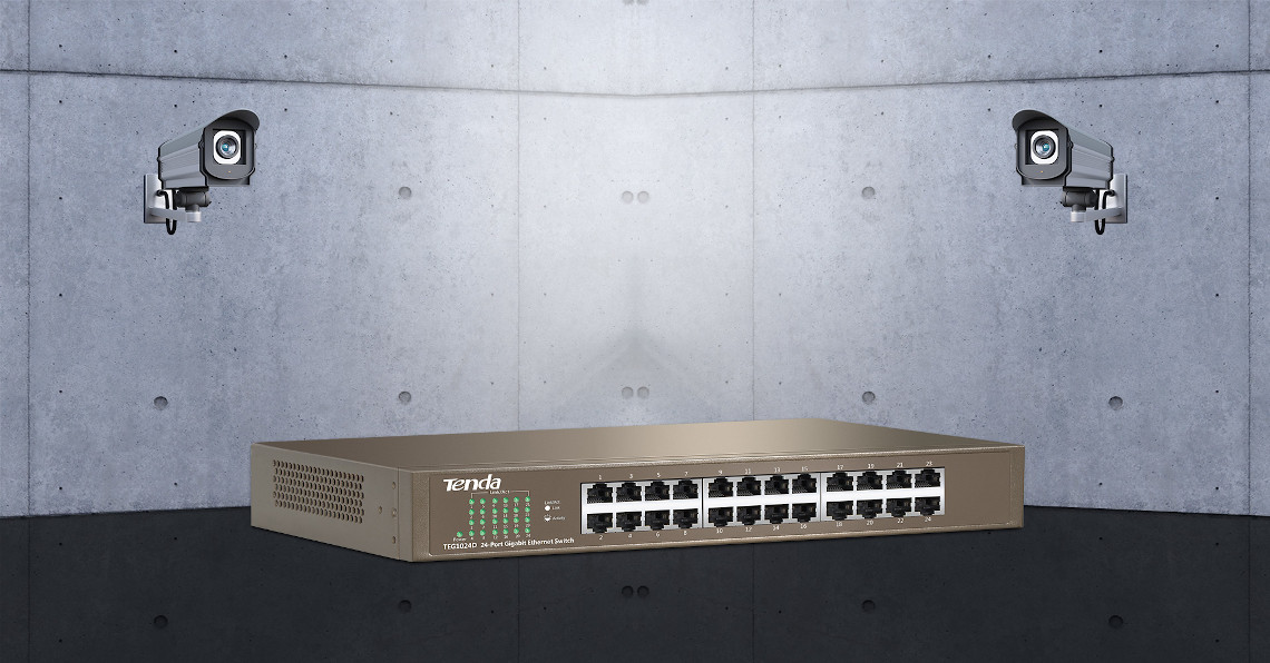 TENDA TEG1024D 1000M Switch - zdjęcie 2