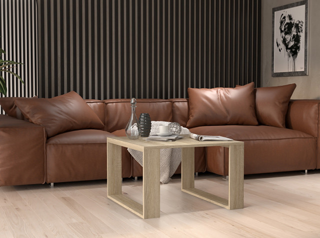 Stolik MODERN MINI 67x67xH40 sonoma - zdjęcie 2
