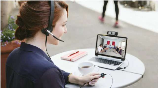 Słuchawki Logitech USB H650e Stereo - zdjęcie 3