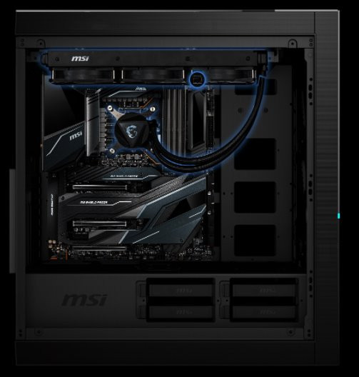 Chłodzenie wodne MSI MAG CORELIQUID 240R V2 ARGB (306-7ZW1B41-813) - zdjęcie 8