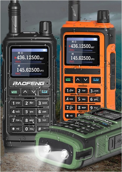 Krótkofalówka Baofeng UV-17E Pomarańczowa - zdjęcie 6