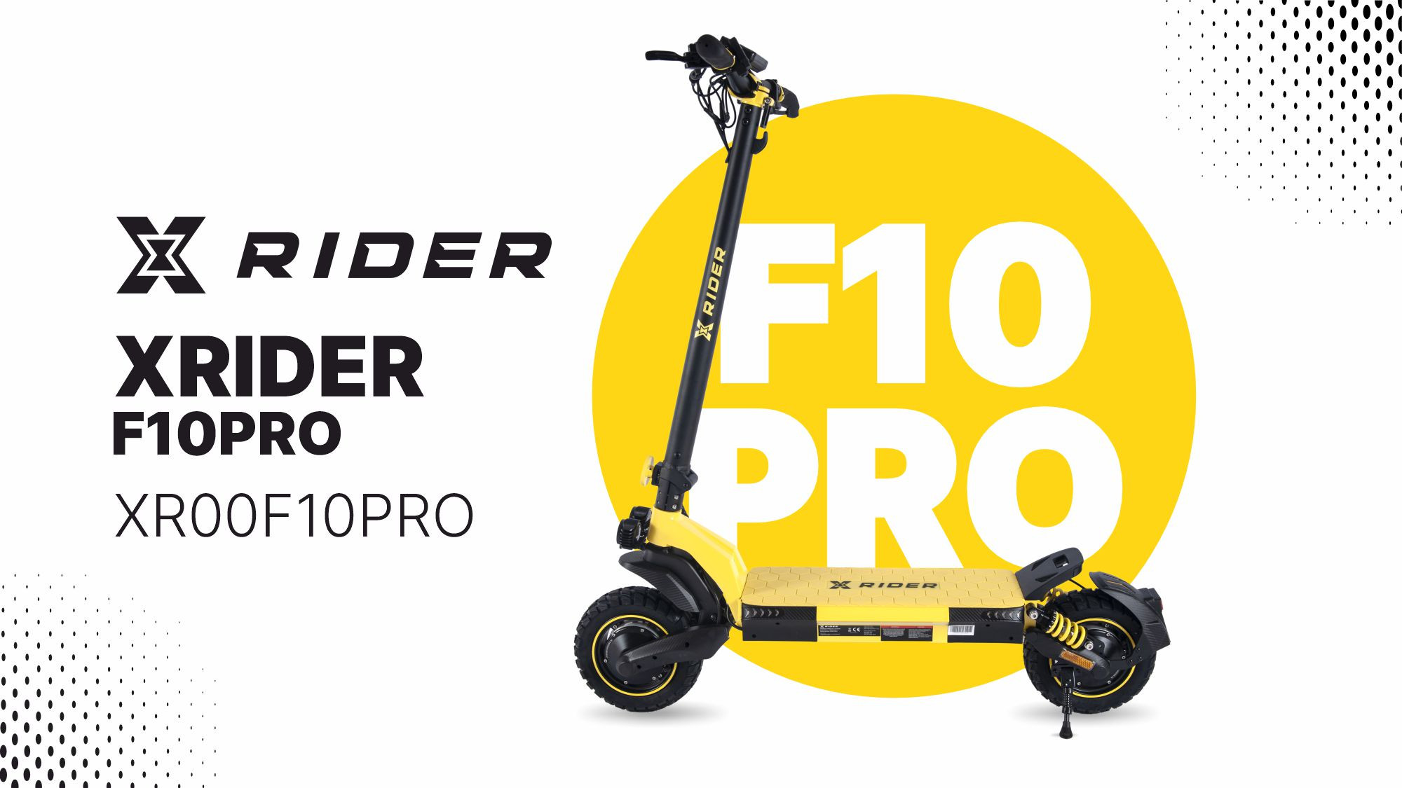 Hulajnoga Elektryczna Manta XRIDER F10 Pro 2x1400W - zdjęcie 1