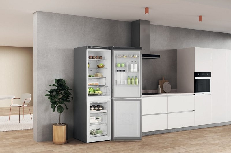 Lodówka WHIRLPOOL W7X 82O OX srebrna - zdjęcie 1