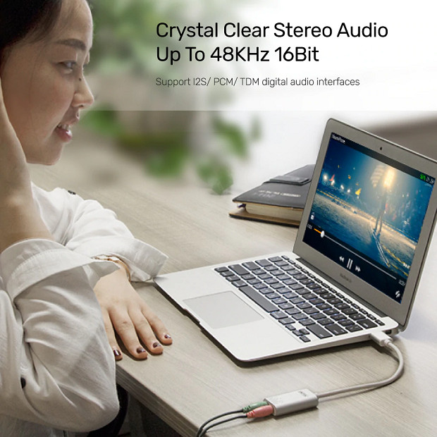 UNITEK KARTA DŹWIĘKOWA USB STEREO, Y-247A - zdjęcie 1