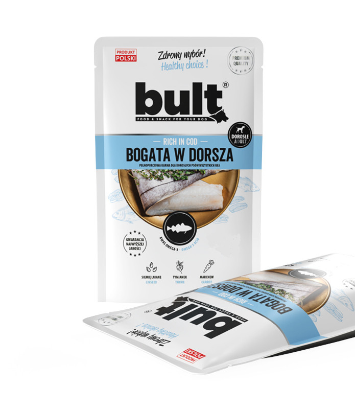 BULT Mielonka bogata w dorsza - mokra karma dla psa - 500g - zdjęcie 1