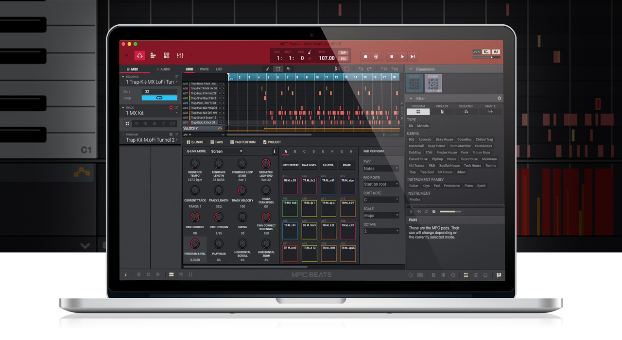 AKAI LPD 8 MKII - Mini kontroler USB/MIDI - zdjęcie 4