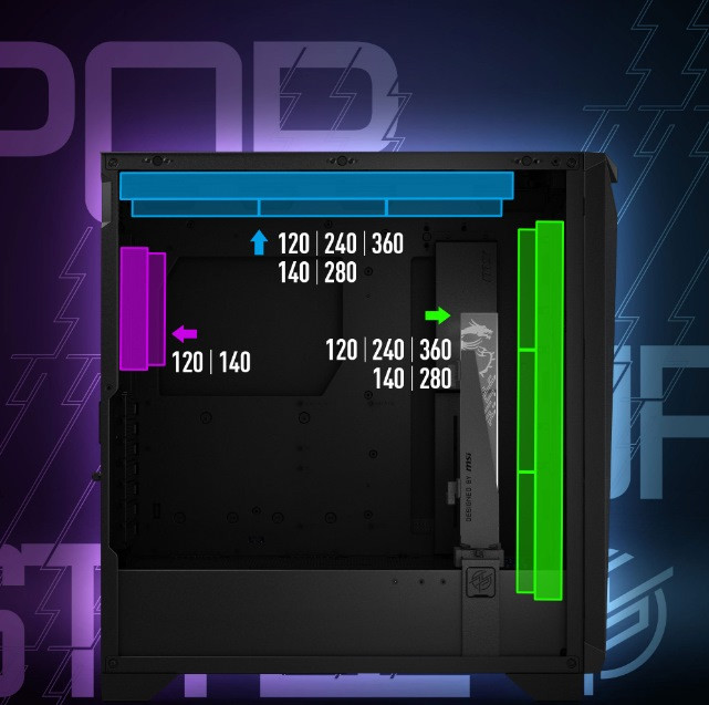 Obudowa MSI MPG GUNGNIR 300R AIRFLOW (306-7G21R21-W57) - zdjęcie 8