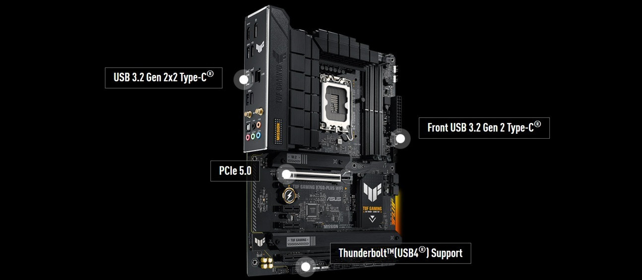 Płyta główna ASUS TUF GAMING B760-PLUS WIFI (90MB1ER0-M1EAY0) - zdjęcie 17