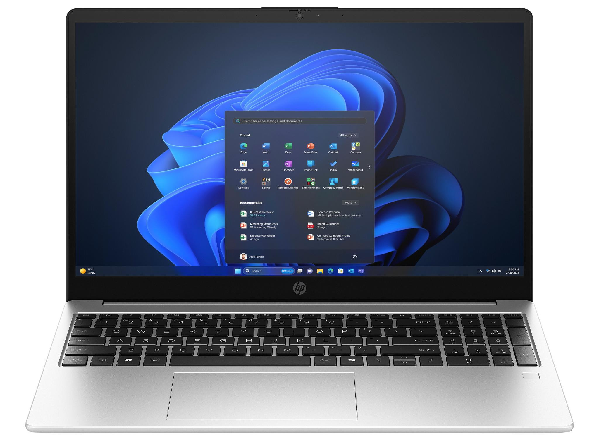 HP 250 G10 Ultra 5 120U 15.6"FHD SVA 250nits AG 16GB DDR4 SSD512 Iris Xe Graphics Cam720p 41Wh Win11 2Y - zdjęcie 1