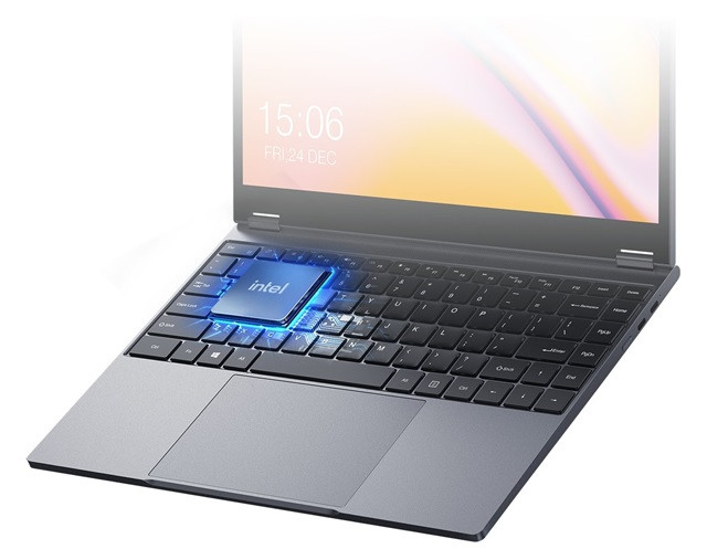 Chuwi FreeBook 2023 Intel i3-1215U 13.5" IPS (2256x1504) Touch x360 12GB SSD512 BT BacklitKeyboard Win11 Space Grey - zdjęcie 4