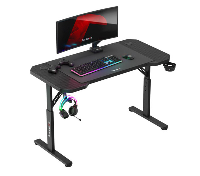 Biurko gamingowe Huzaro Hero 2.6 Black - zdjęcie 1