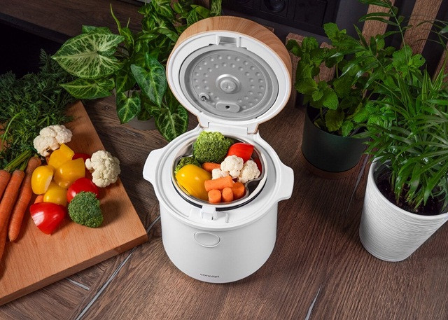 Ryżowar 1,5 l biały/drewno RE3030 CONCEPT - zdjęcie 3
