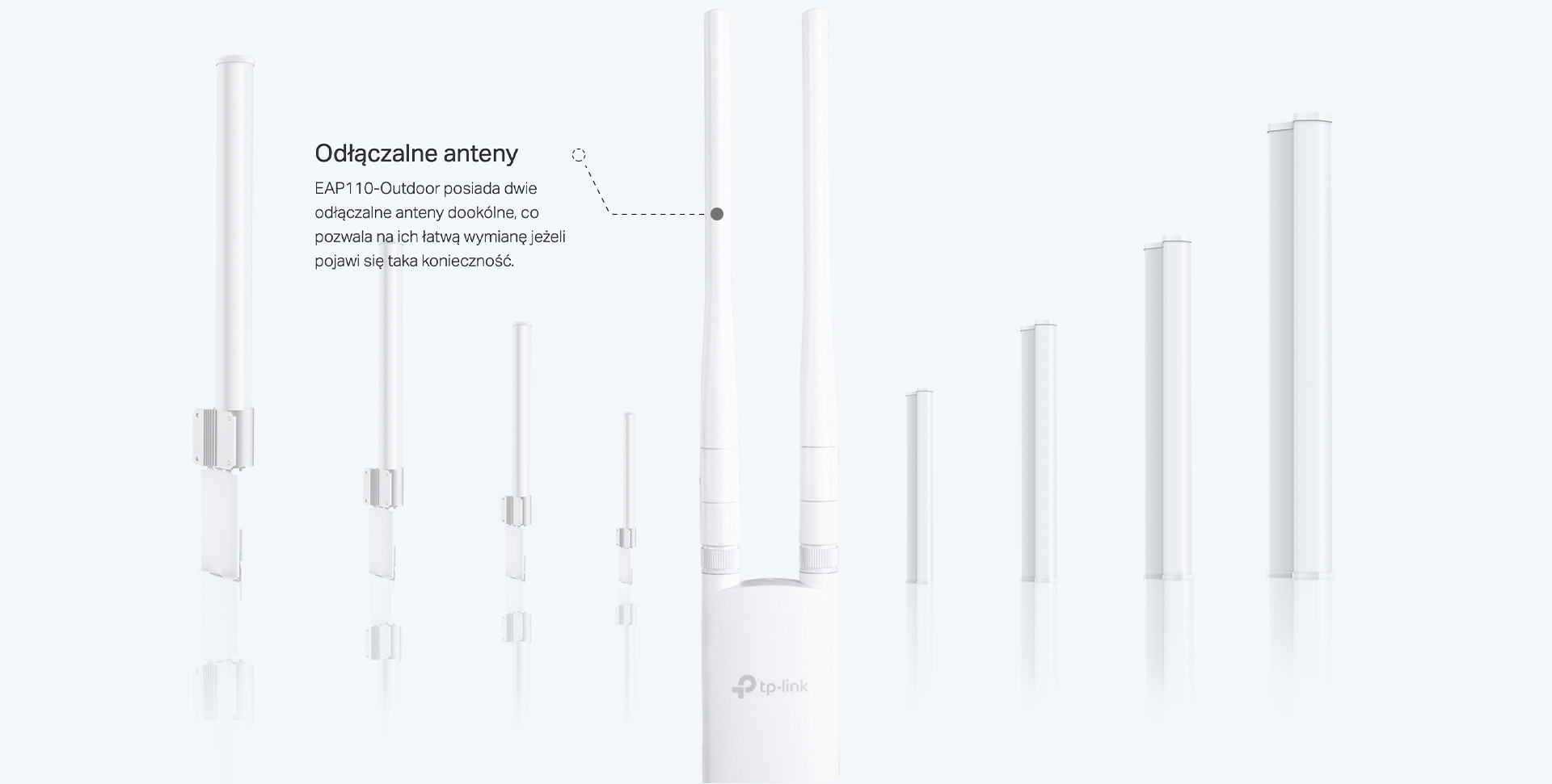 TP-Link EAP110-Outdoor Wireless 802.11n/300Mbps AccessPoint Outdoor - zdjęcie 3