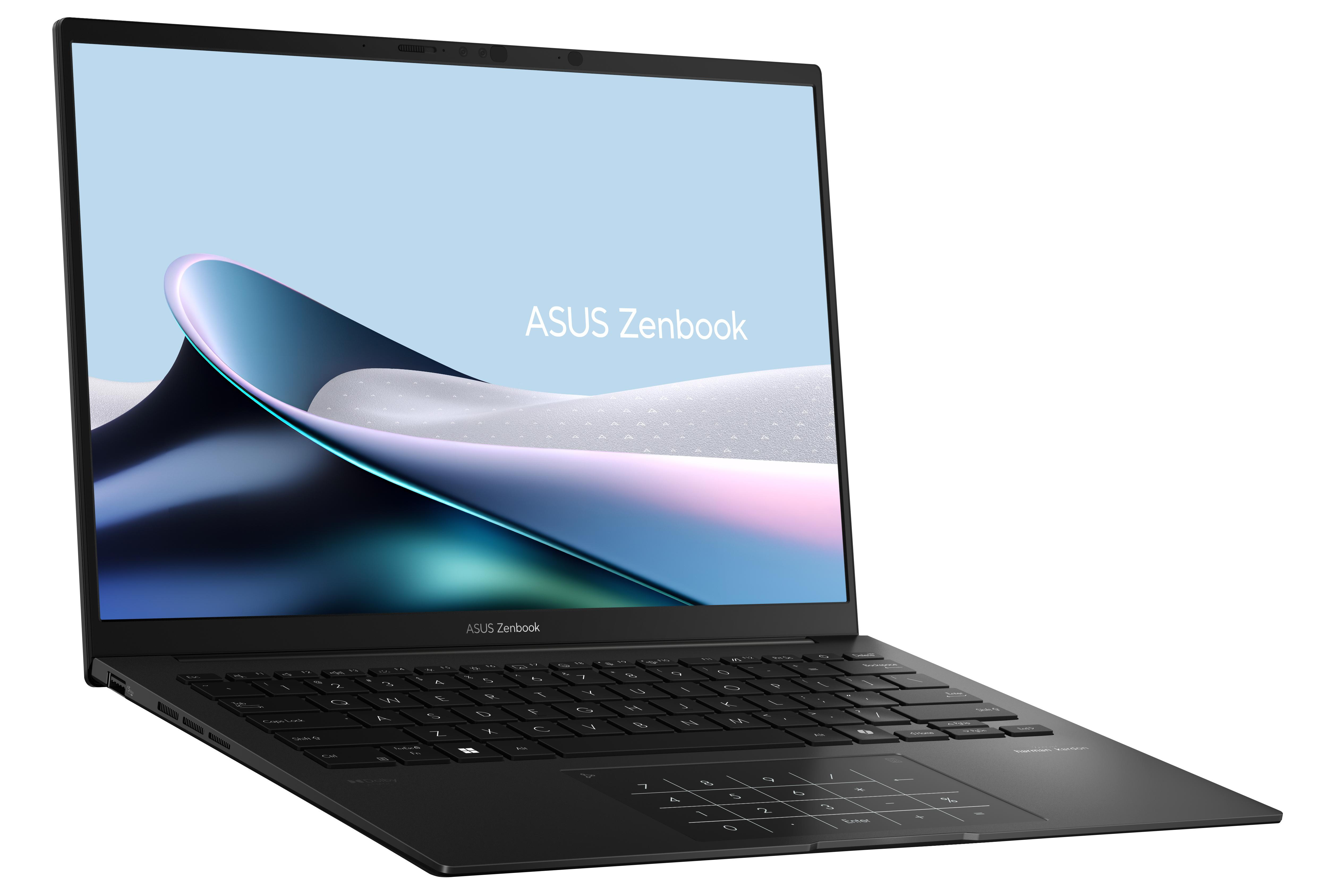 ASUS UM3406HA-WS74T Ryzen 7 8840HS 14"WUXGA Touch OLED 16GB SSD512 BT BLKB Win11 Jade Black (REPACK) 2Y - zdjęcie 4