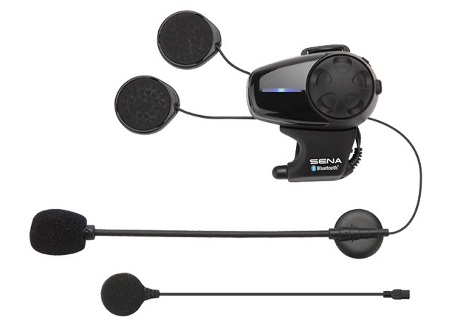 Interkom Motocyklowy Sena SMH10D-10 Bluetooth 3.0 900M z mikrofonem na pałąku, zestaw na 2 kaski - zdjęcie 5