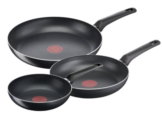 Zestaw 3 patelni TEFAL Simple Cook B55691 20/24/28 cm - zdjęcie 1