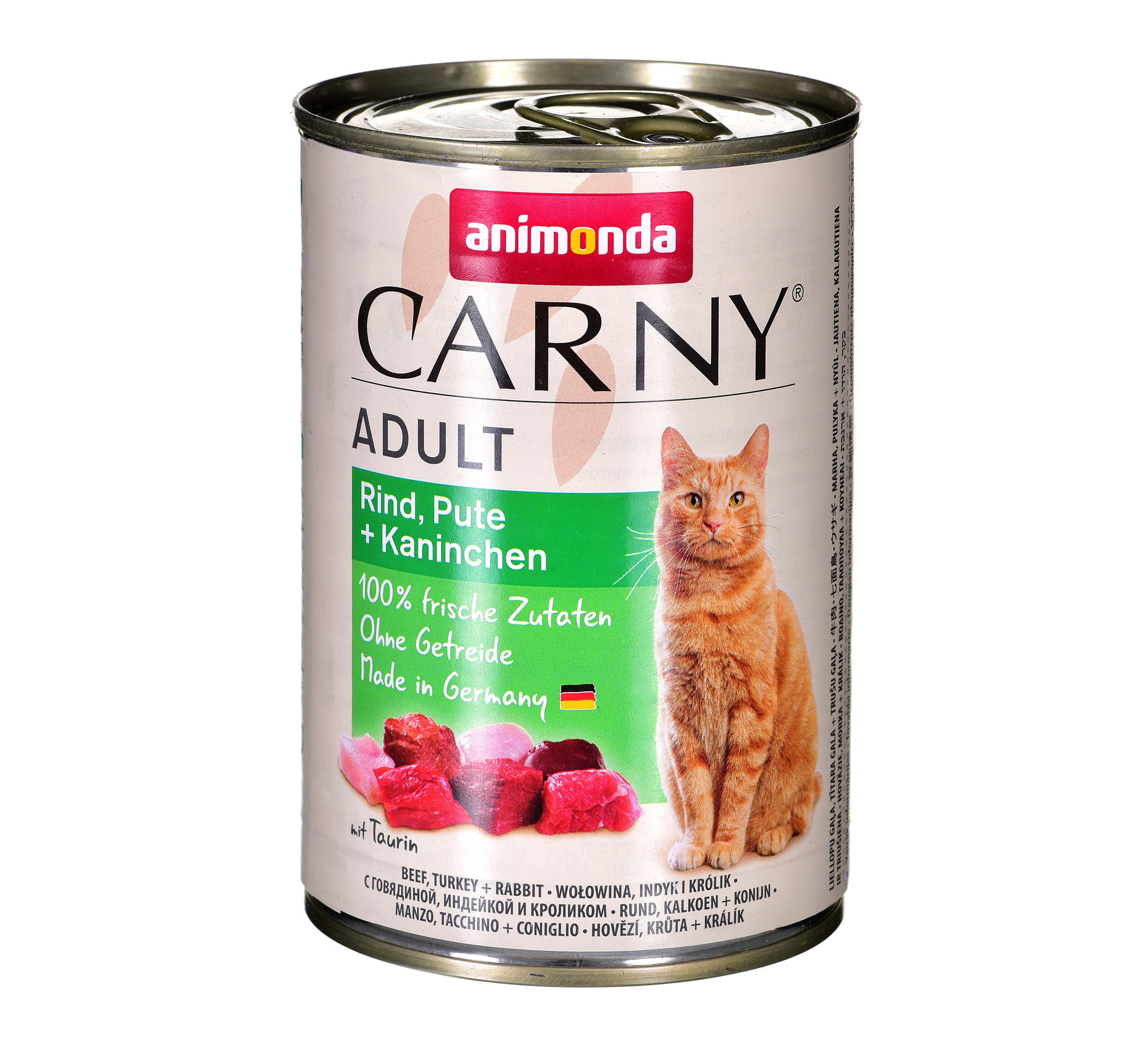 ANIMONDA Carny Adult Wołowina, indyk, królik - mokra karma dla kota - 400g - zdjęcie 1