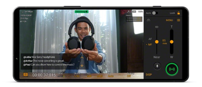 Smartfon Sony Xperia 1 V 5G 12/256GB Czarny - zdjęcie 22