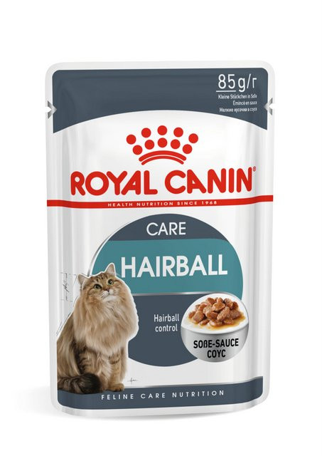 ROYAL CANIN FCN Hairball Care kawałki w sosie - mokra karma dla kota - 12x85 g - zdjęcie 2