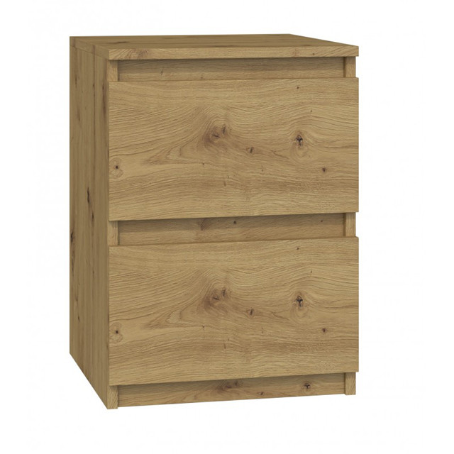 M2 MALWA STOLIK NOCNY 2 SZUFLADY ARTISAN - zdjęcie 1