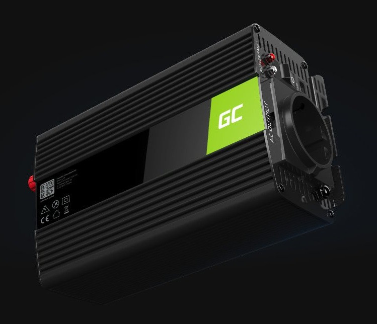 GREEN CELL PRZETWORNICA INV16 12V-230V 500W/1000W - zdjęcie 3
