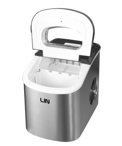 Kostkarka do lodu LIN ICE PRO-S12 srebrna - zdjęcie 2