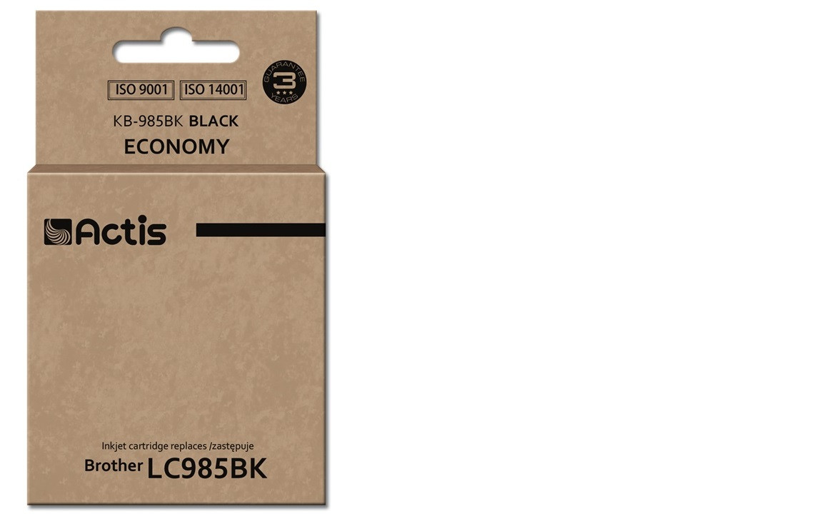 Actis KB-985Bk Tusz do drukarki Brother, Zamiennik Brother LC985BK; Standard; 28,5 ml; czarny. - zdjęcie 1