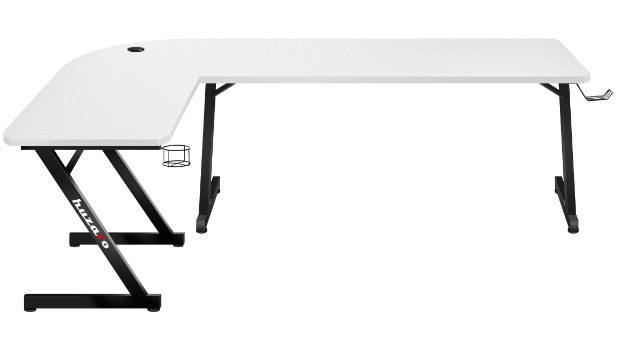Biurko gamingowe Huzaro Hero 7.0 White - zdjęcie 2