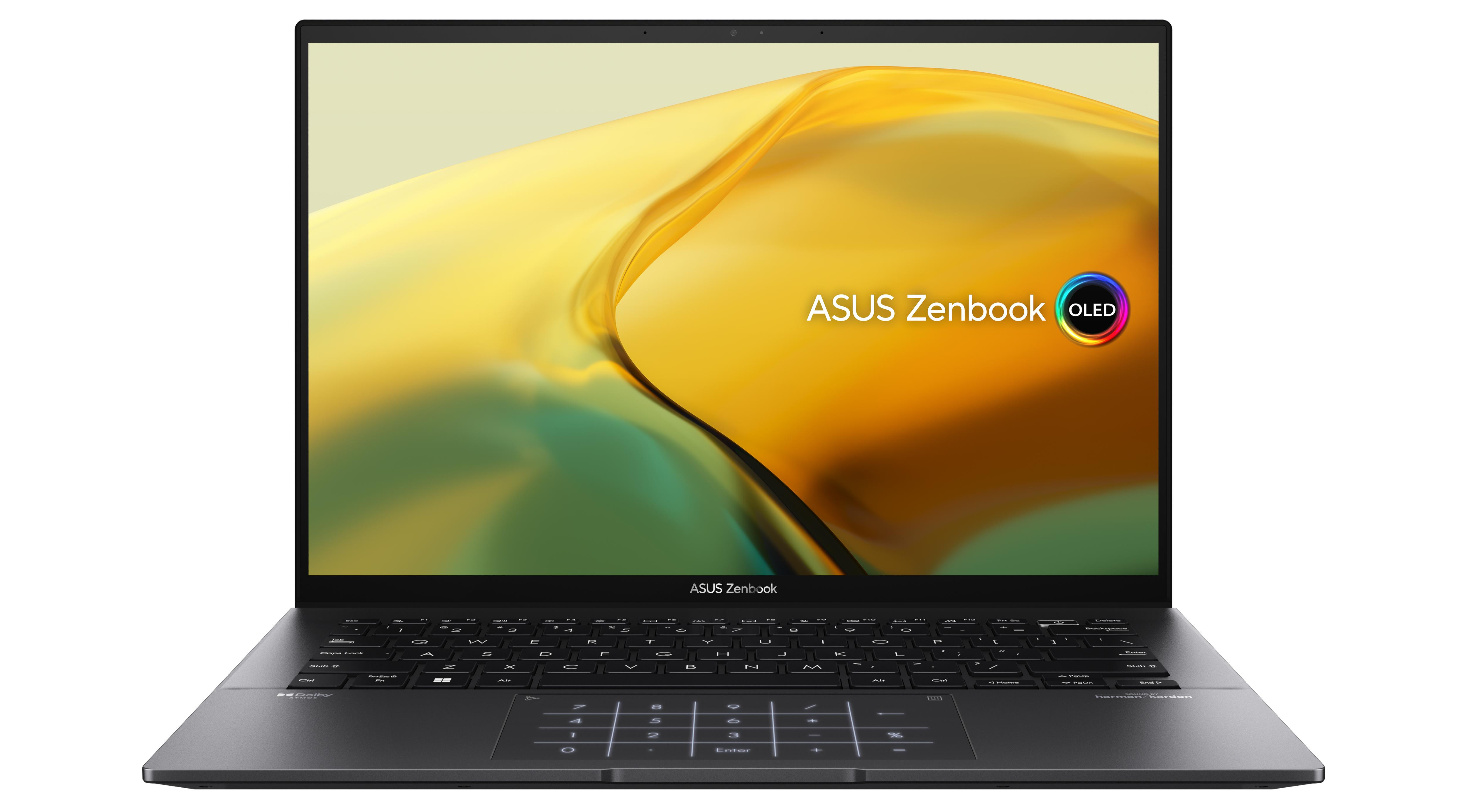 ASUS ZenBook UM3402YA-WS74T Ryzen 7 7730U 14" Touch 2.8K 90Hz OLED 16GB SSD512 BLKB FPR Win11 Jade Black (REPACK) 2Y - zdjęcie 3