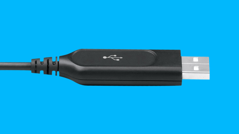 Słuchawki Logitech USB headset H390. - zdjęcie 5