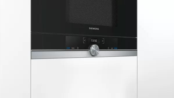 Kuchenka mikrofalowa do zabudowy Siemens BF634LGS1 - zdjęcie 1