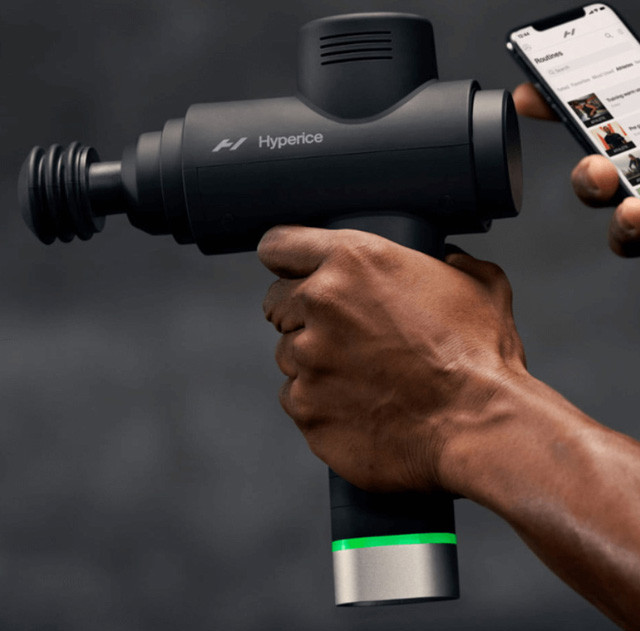 Masażer ręczny Hyperice Hypervolt 2 Pro z aplikacją czarny - zdjęcie 8